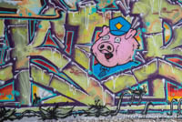Graffiti - Brudermühlbrücke – Foto aus München