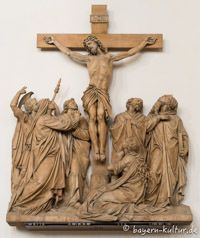 Heilig-Kreuz-Kirche - Kreuzwegstation XII. – Foto aus München