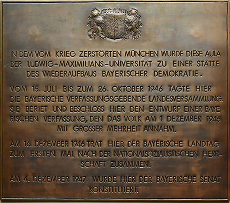 Gedenktafel - Landtag