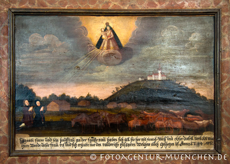 Votivbild - Wallfahrtskirche Mariä Himmelfahrt