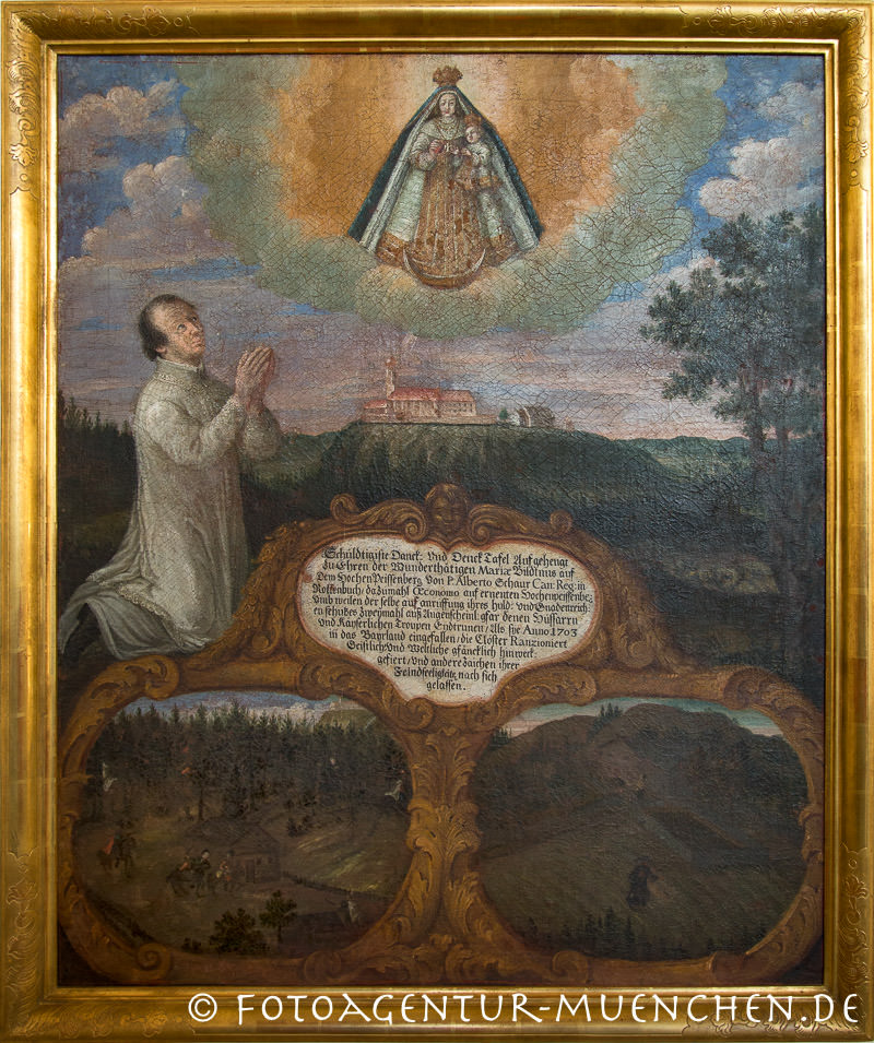 Votivtafel - Wallfahrtskirche Mariä Himmelfahrt