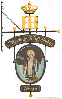 Nasenschild - Münchner Kindl Stuben – Foto aus München