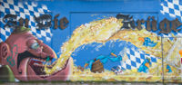Oktoberfest-Graffiti – Foto aus München