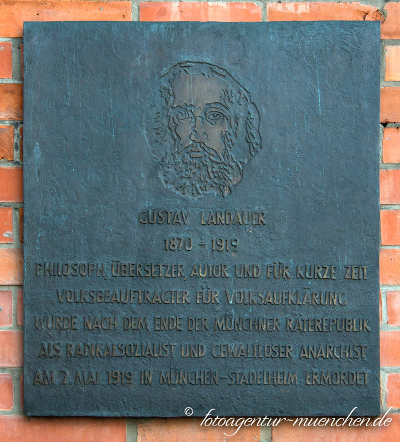 Gustav Landauer – Denkmal/Kunstwerk in München