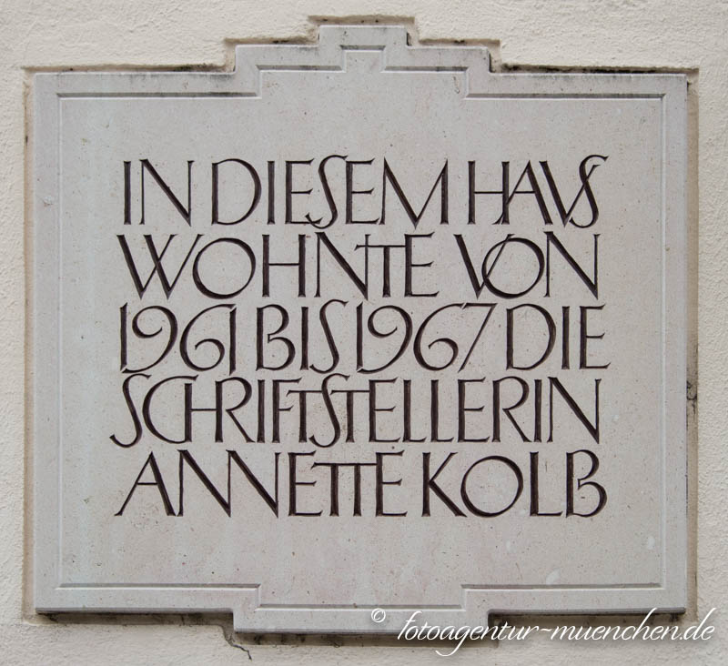 Annette Kolb – Denkmal/Kunstwerk in München