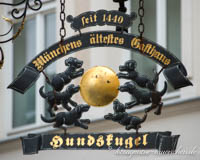 Nasenschild - Hundskugel – Foto aus München