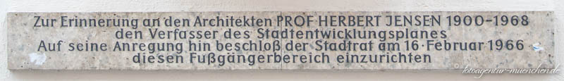 Herbert Jensen – Denkmal/Kunstwerk in München