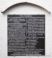 Kriegergedenktafel 1870/71 - Trudering – Foto aus München