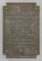 Gedenktafel Schusterhaus – Foto aus München