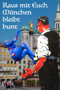 München bleibt bunt – Foto aus München