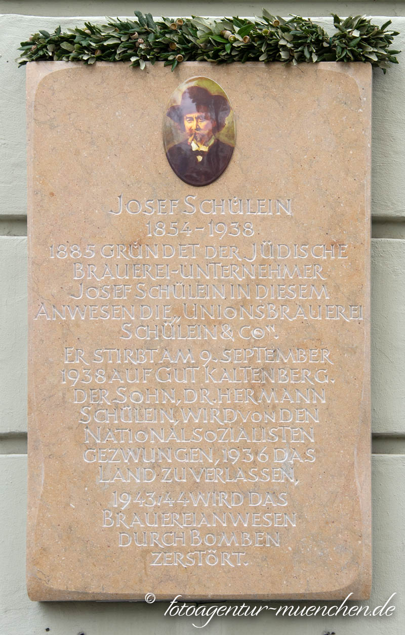 Gedenktafel - Josef Schülein – Denkmal/Kunstwerk in München