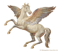 Giebelfeld Nationaltheater - Pegasus – Foto aus München