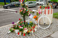 Ghost Bikes - Geisterräder – Foto aus München