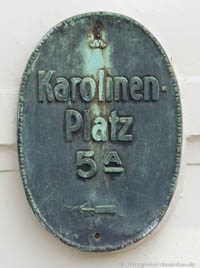 Hausnummer - Karolinenplatz – Foto aus München