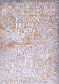 Gedenktafel - Ludwig Freiherr von Leopold – Foto aus München