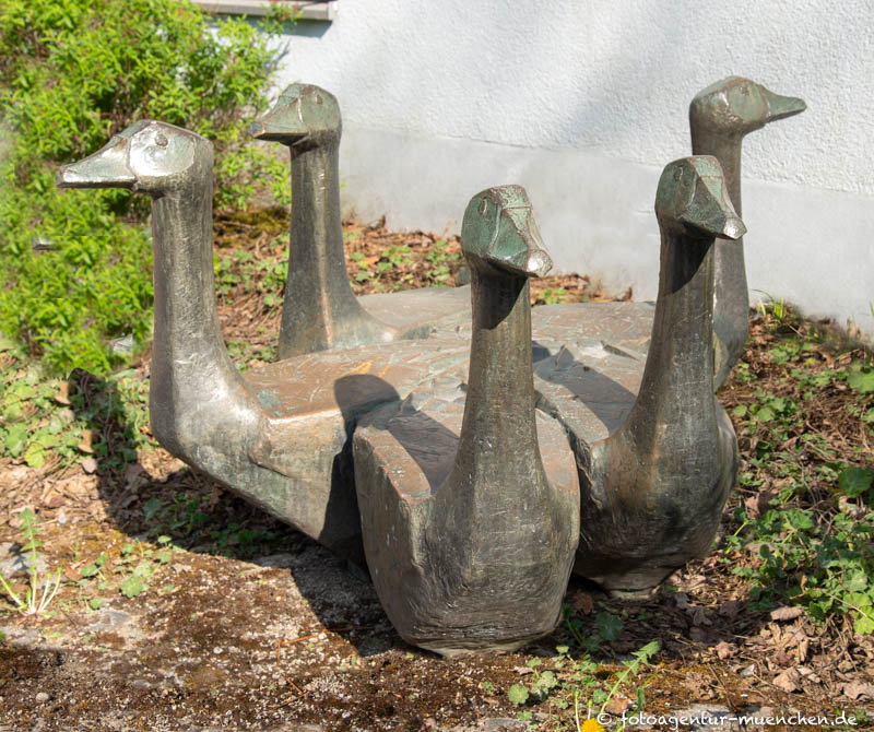 Gänsegruppe – Denkmal/Kunstwerk in München