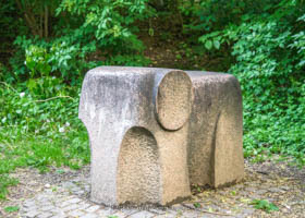 Stilisierter Elefant – Foto aus München