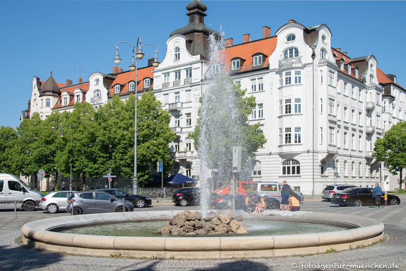 Springbrunnen - Prinzregentenplatz – Denkmal/Kunstwerk in München
