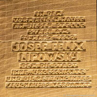 Gedenktafel -  Felix Joseph Lipowsky – Foto aus München