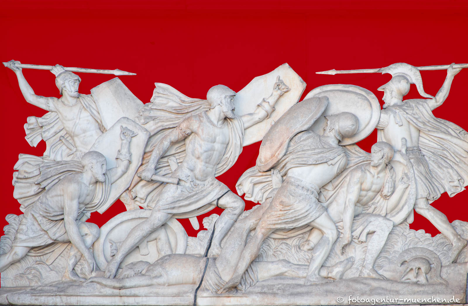 Siegestor Südseite - Relief - Kampfszene