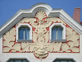 Giebel - Jugendstil – Foto aus München