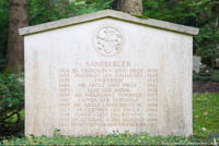 Waldfriedhof - Grab von Adolf Sandberger – Foto aus München