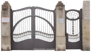 Jugendstil - Metallgitter – Foto aus München