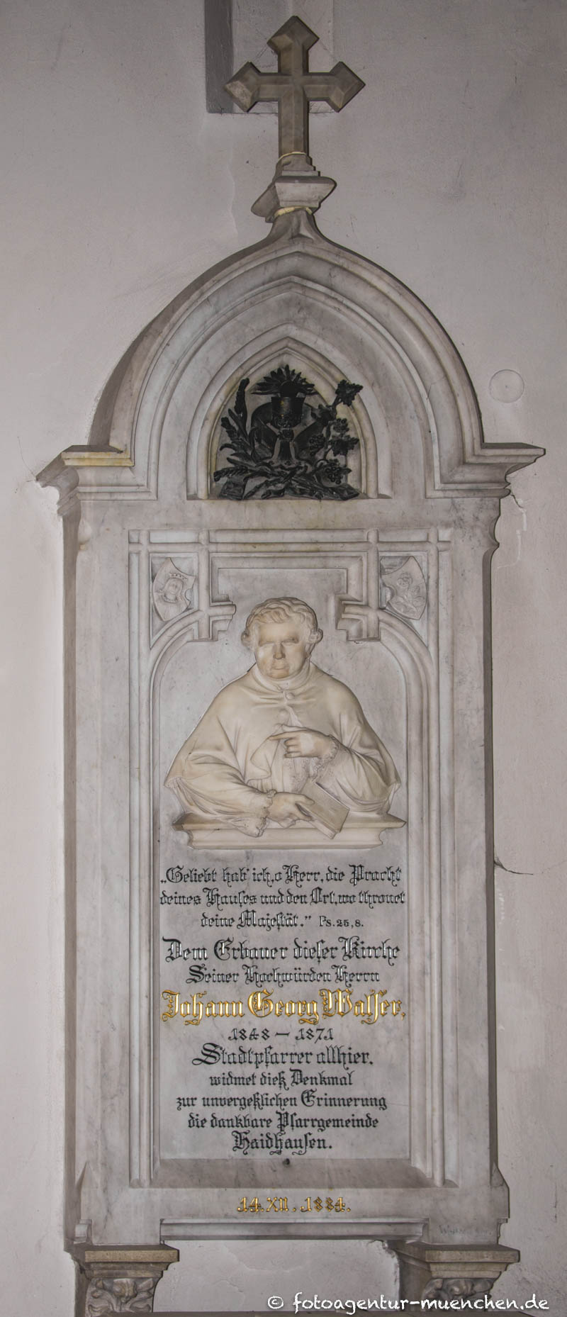 Grabdenkmal - Georg Walser – Denkmal/Kunstwerk in München