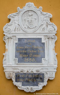Gedenktafel - Wohnhaus Anton Hess – Foto aus München
