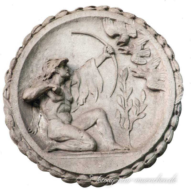 Herkules -  Ausrottung der Stymphalischen Vögel – Denkmal/Kunstwerk in München