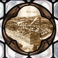Glasfenster - Pschorr-Brauerei – Foto aus München