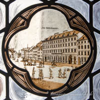 Glasfenster - Alte Pschorrbrauerei – Foto aus München