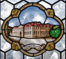 Glasfenster - Zacherl Brauerei – Foto aus München