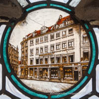 Glasfenster - Juwelier Rath – Foto aus München
