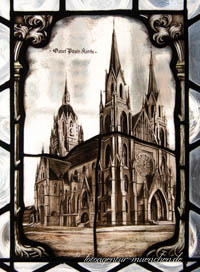 Glasfenster - St.-Pauls-Kirche – Foto aus München