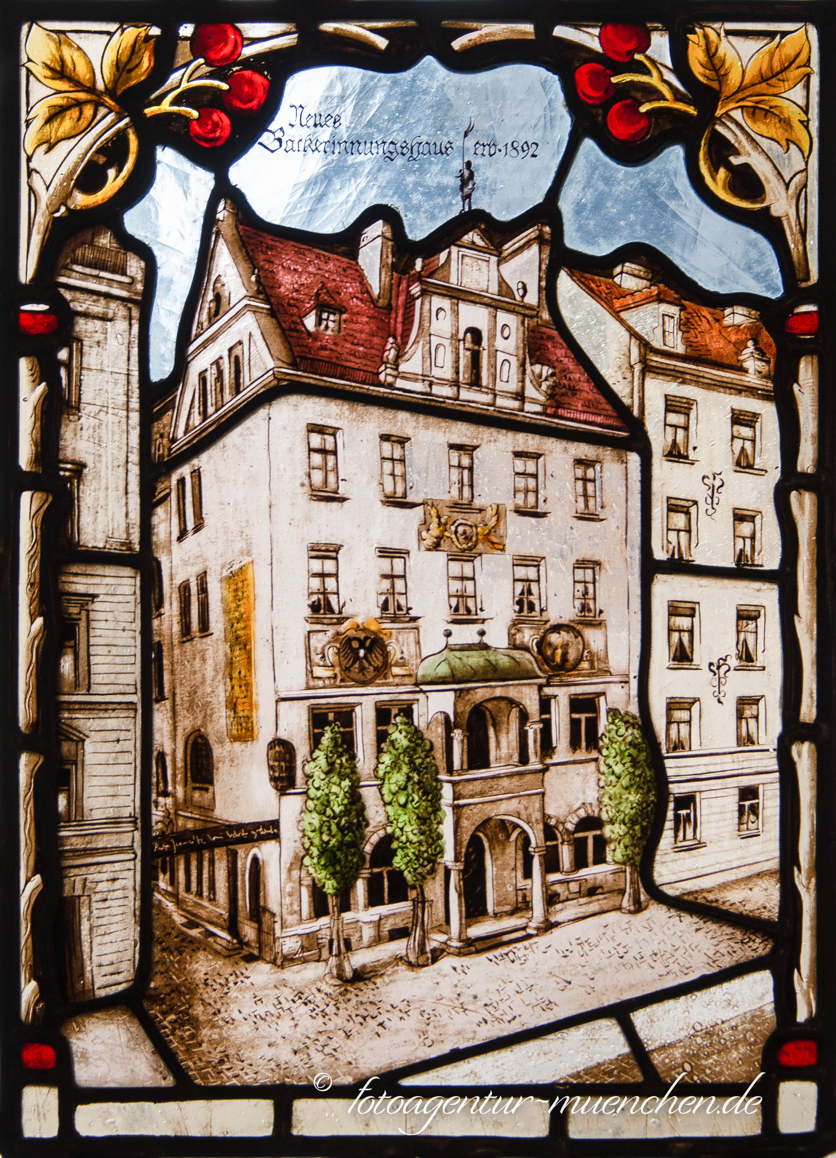 Glasfenster - Neues Bäckerinnungshaus