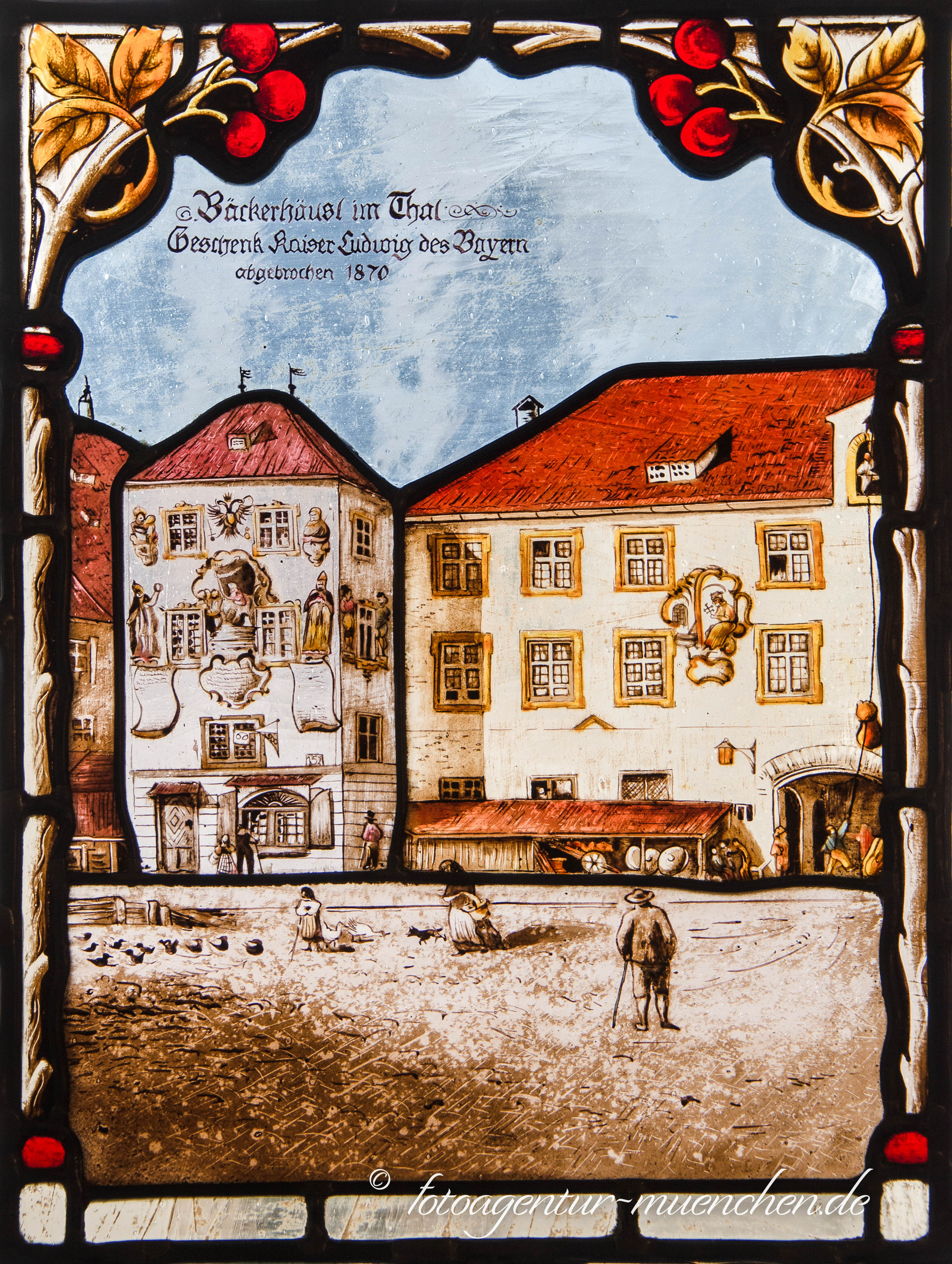 Glasfenster - Bäckerhäusl im Thal