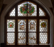 Neues Rathaus - Glasfenster – Foto aus München