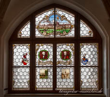 Neues Rathaus - Glasfenster – Foto aus München
