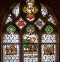 Neues Rathaus - Glasfenster – Foto aus München