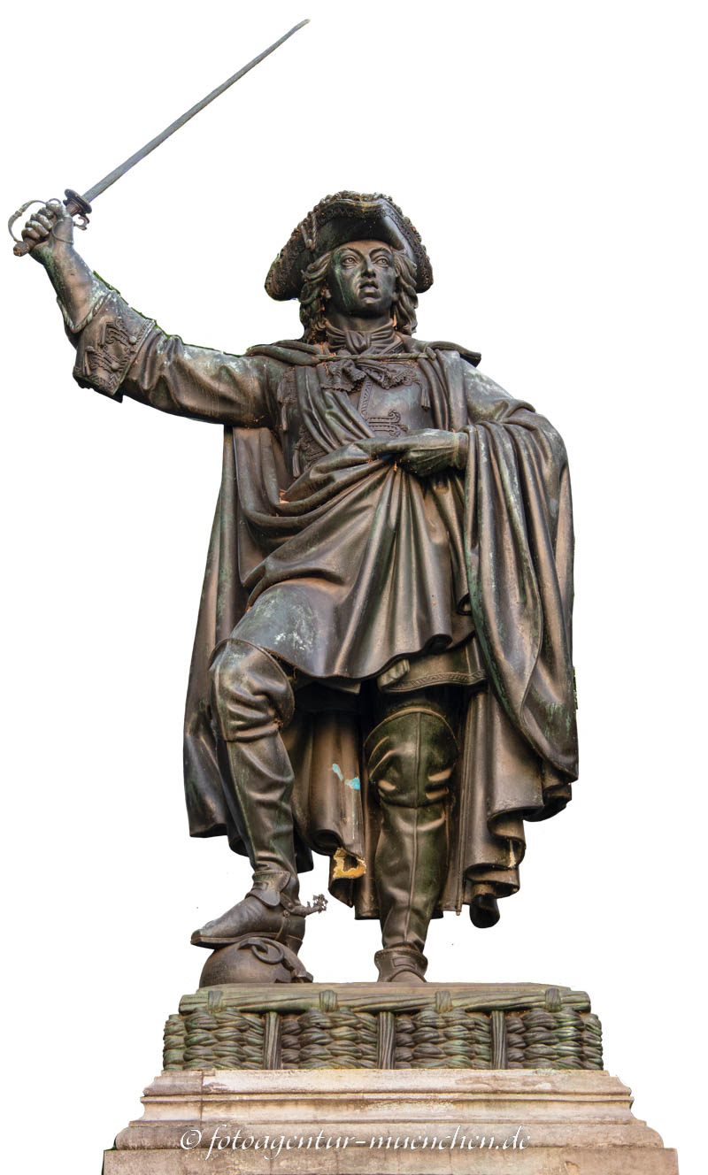 Bronzestandbild für Kurfürst Maximilian II. Emanuel
