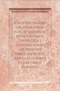 Mariensäule - Inschrift 2 – Foto aus München
