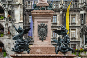 Mariensäule - Detail – Foto aus München