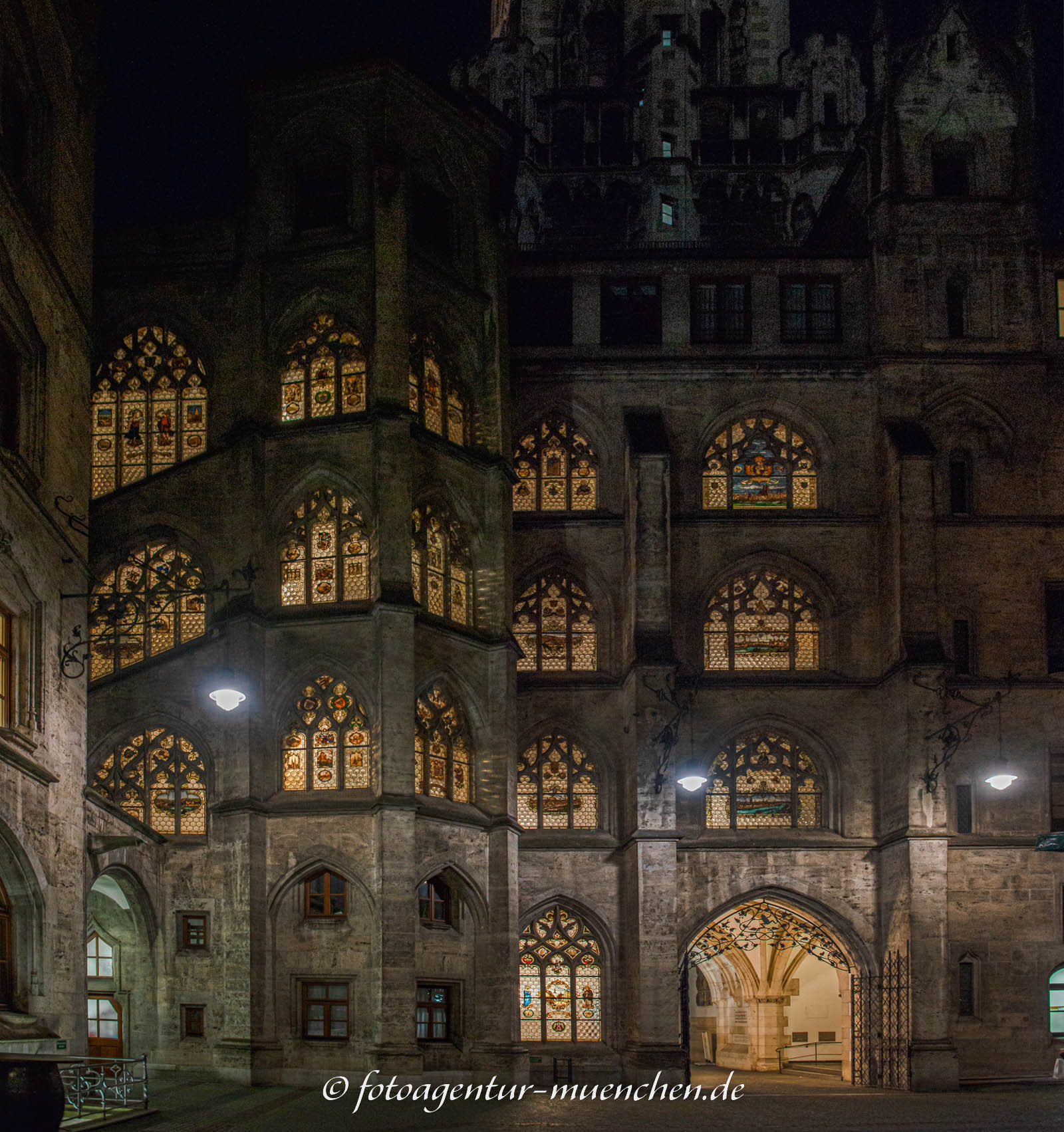 Neues Rathaus - Innenhof