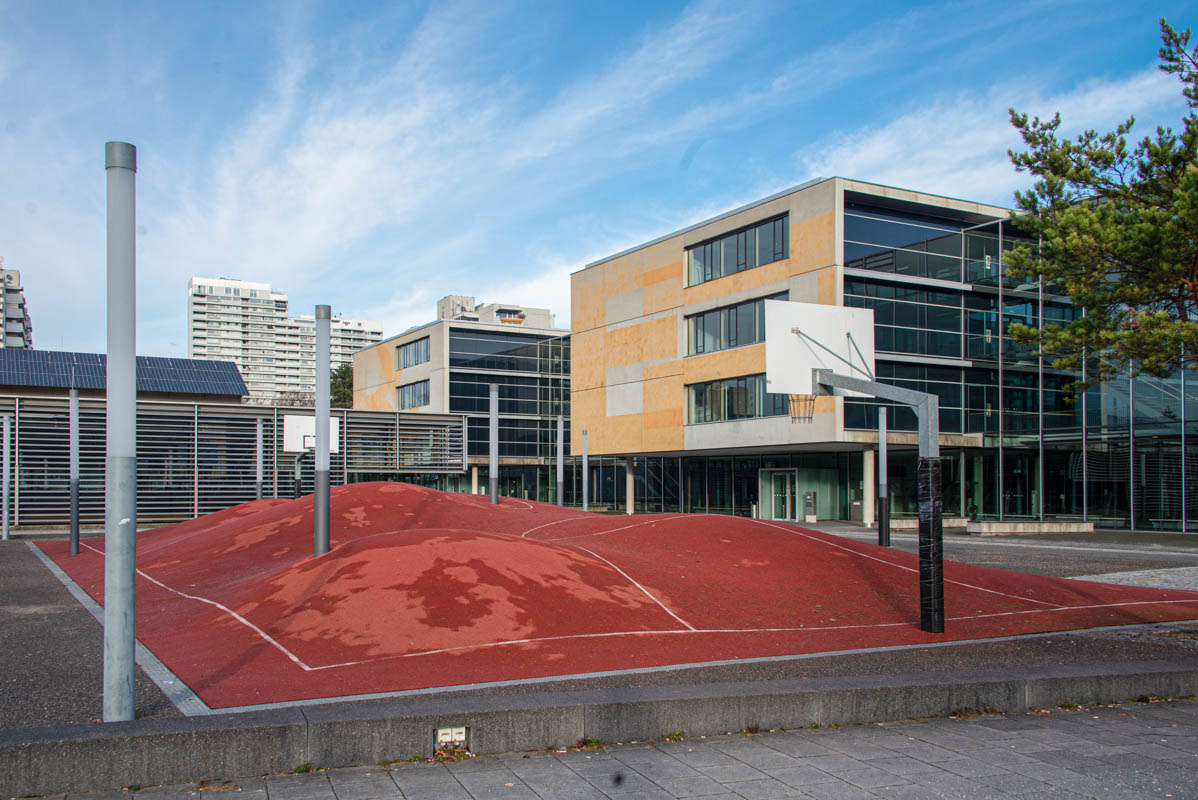 Basketballfeld, 3D² – Denkmal/Kunstwerk in München