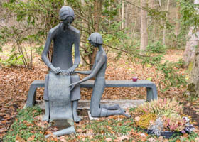 Kunstwerk - Waldfriedhof – Foto aus München