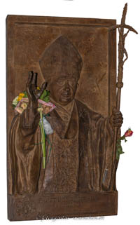 Bronzerelief - Ratzinger
