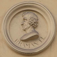  - Tondi mit Reliefbüste - Bramante