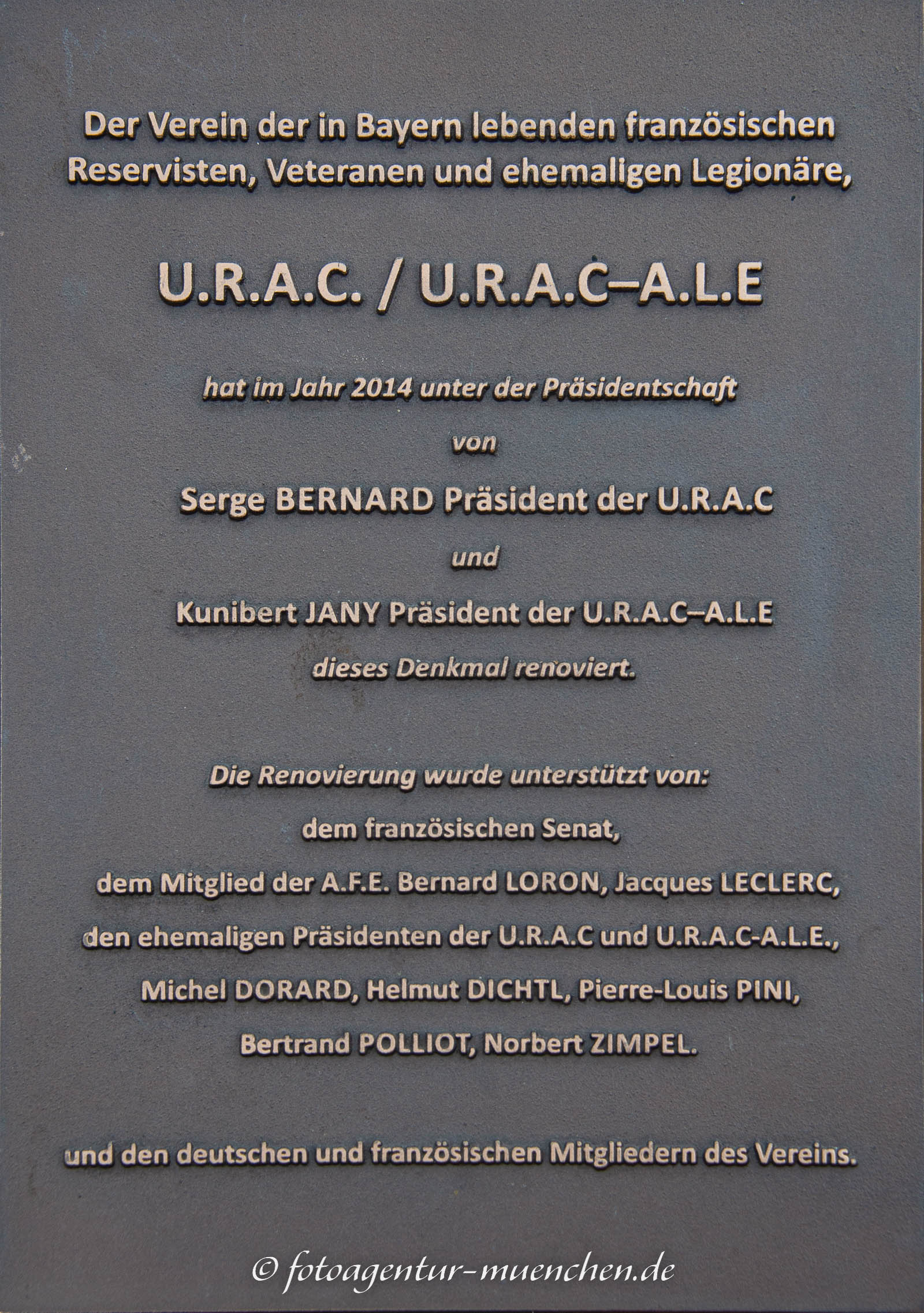 Gedenktafel - Französische Kriegsgefangene 1870/71