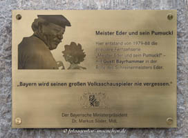 Gedenktafel - Gustl Bayrhammer – Foto aus München